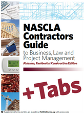 Load image into Gallery viewer, ALABAMA - NASCLA Contractors Guide to Business, Law and Project Management, Residential Construction, 4th Ed
