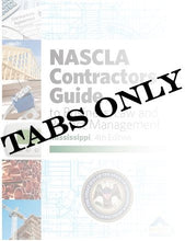 Load image into Gallery viewer, MISSISSIPPI NASCLA Contractors Guide to Business, Law and Project Management, Mississippi 5th Edition
