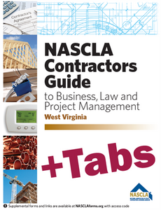 West Virginia - NASCLA Contractors Guide to Business, Law and Project Management, 1st Edition