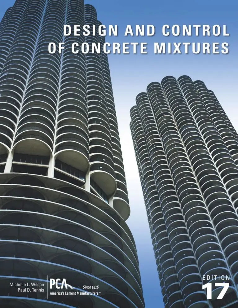 Design and Control of Concrete Mixtures, 17th Edition - ELECTRICAL HLT & TAB