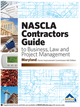 Load image into Gallery viewer, MARYLAND - NASCLA Contractors Guide to Business, Law and Project Management, Maryland Home Improvement Commission 6th Edition
