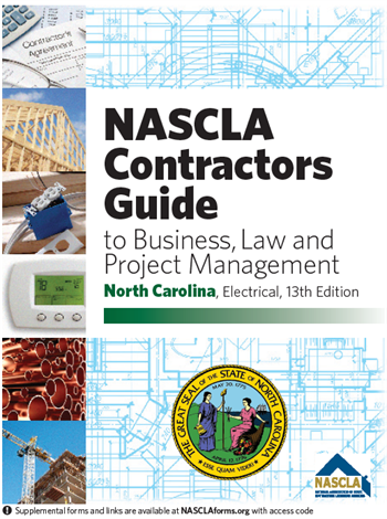 NORTH CAROLINA - NASCLA Contractors Guide to Business, Law and Project Management, Electrical 13th Edition